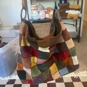 Vintage lucky brand pattern bag
